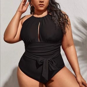 Black Halter Swimsuit